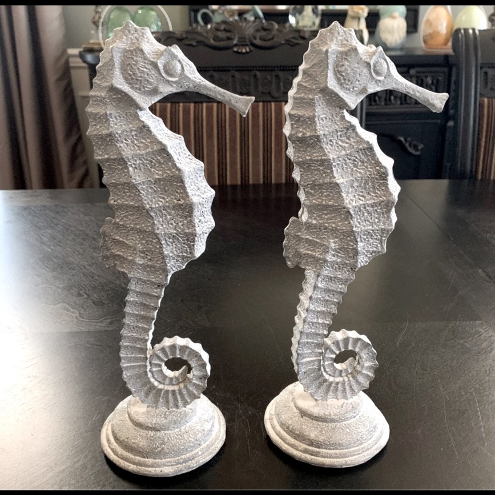 Set of Resin Seahorses